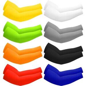 8 Pairs Arm Sleeves UV Sun Protection for Men Women Cooling Tattoo Cover Up